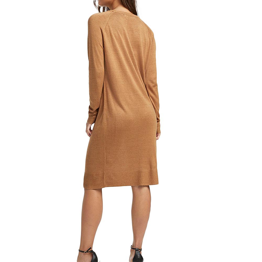 Vero Moda Robe Pull Camel Femme Vero Moda Meghan