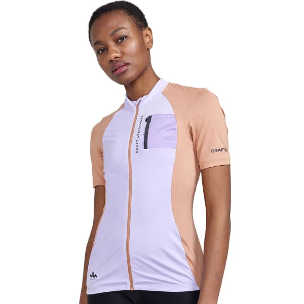 Maillot vélo CRAFT ADV OFFROAD SS JERSEY W LAVENDER-CLIFF