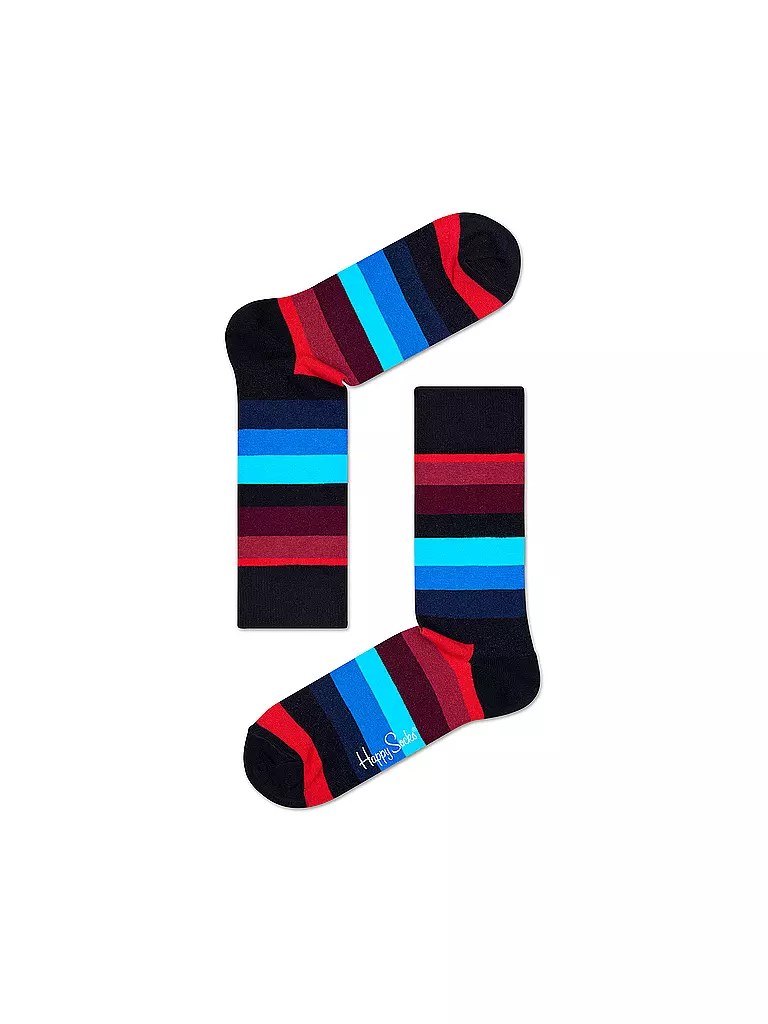 HAPPY SOCKS Herren Socken STRIPE 41-46 black bunt