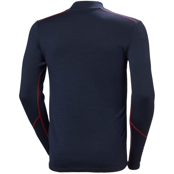 T-shirt thermique HELLY HANSEN LIFA MERINO MIDWEIGHT LOGO NAVY