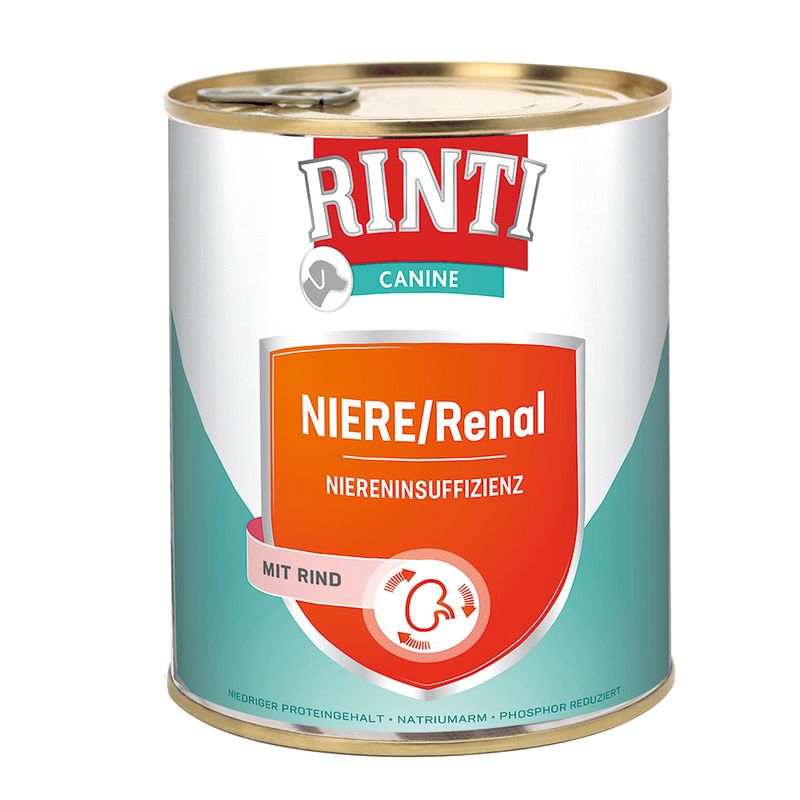 RINTI Canine Insuffisance rénale bœuf 800 g