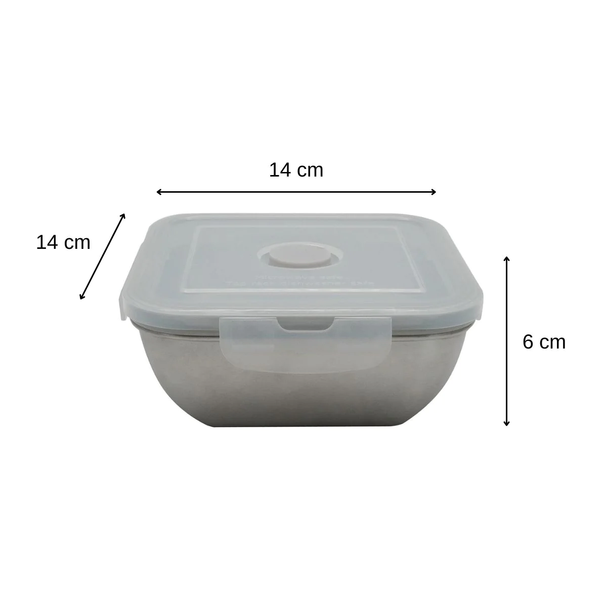 Lunch box en inox avec couvercle à clips 600 ml Move Fackelmann