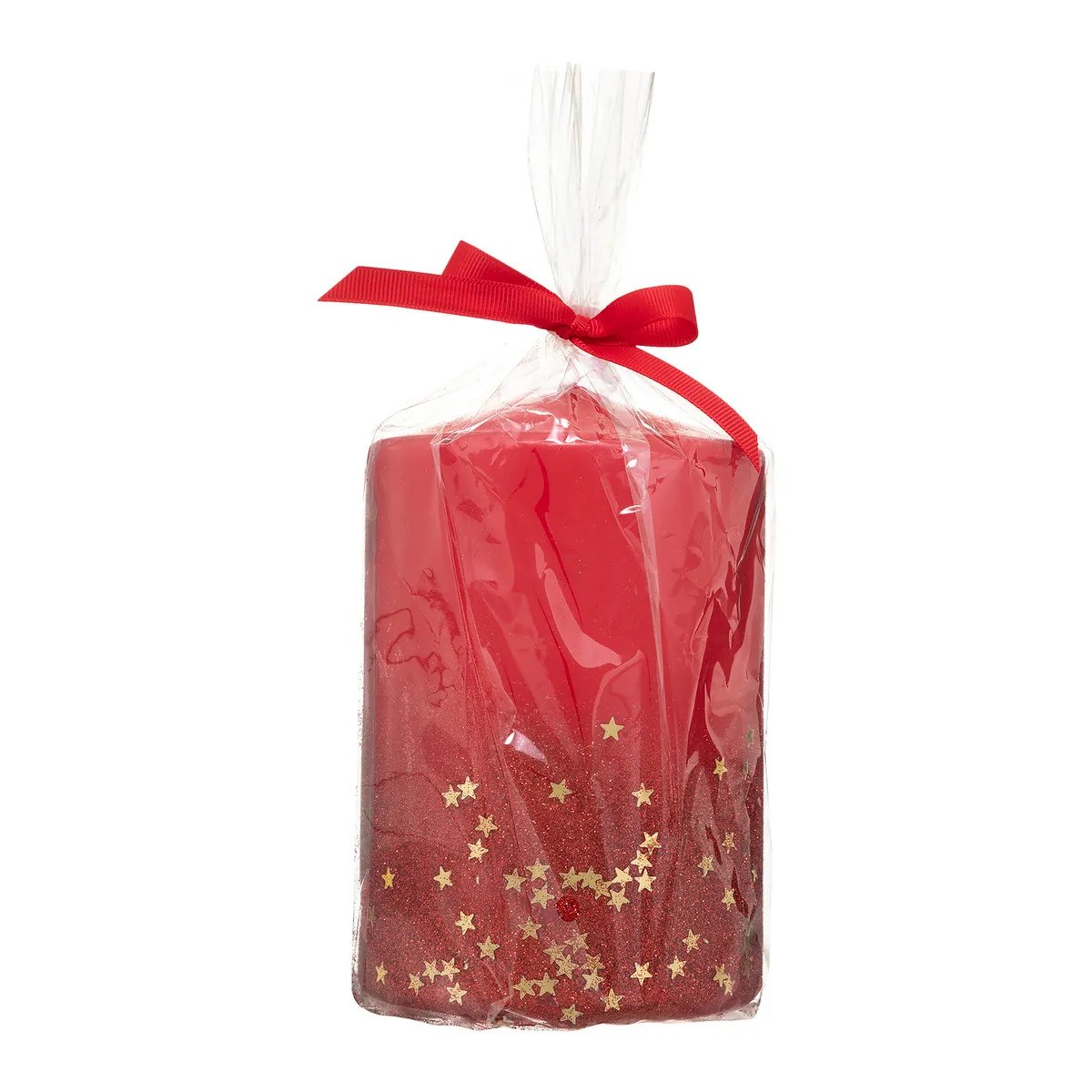 Fééric Christmas Bougie Paillettes Rouge