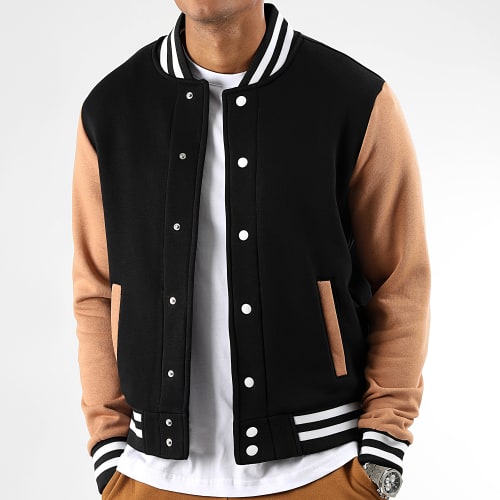 Veste Teddy 2389 Noir Camel