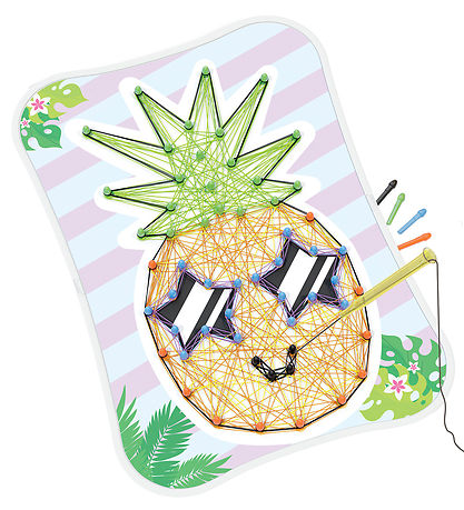 Quercetti Kreatives Spielset - String Kunst - Kawaii Ausgefallen