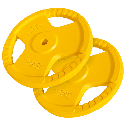 Kit Discos Triplo Agarre Gorilla Sports 2x15kg