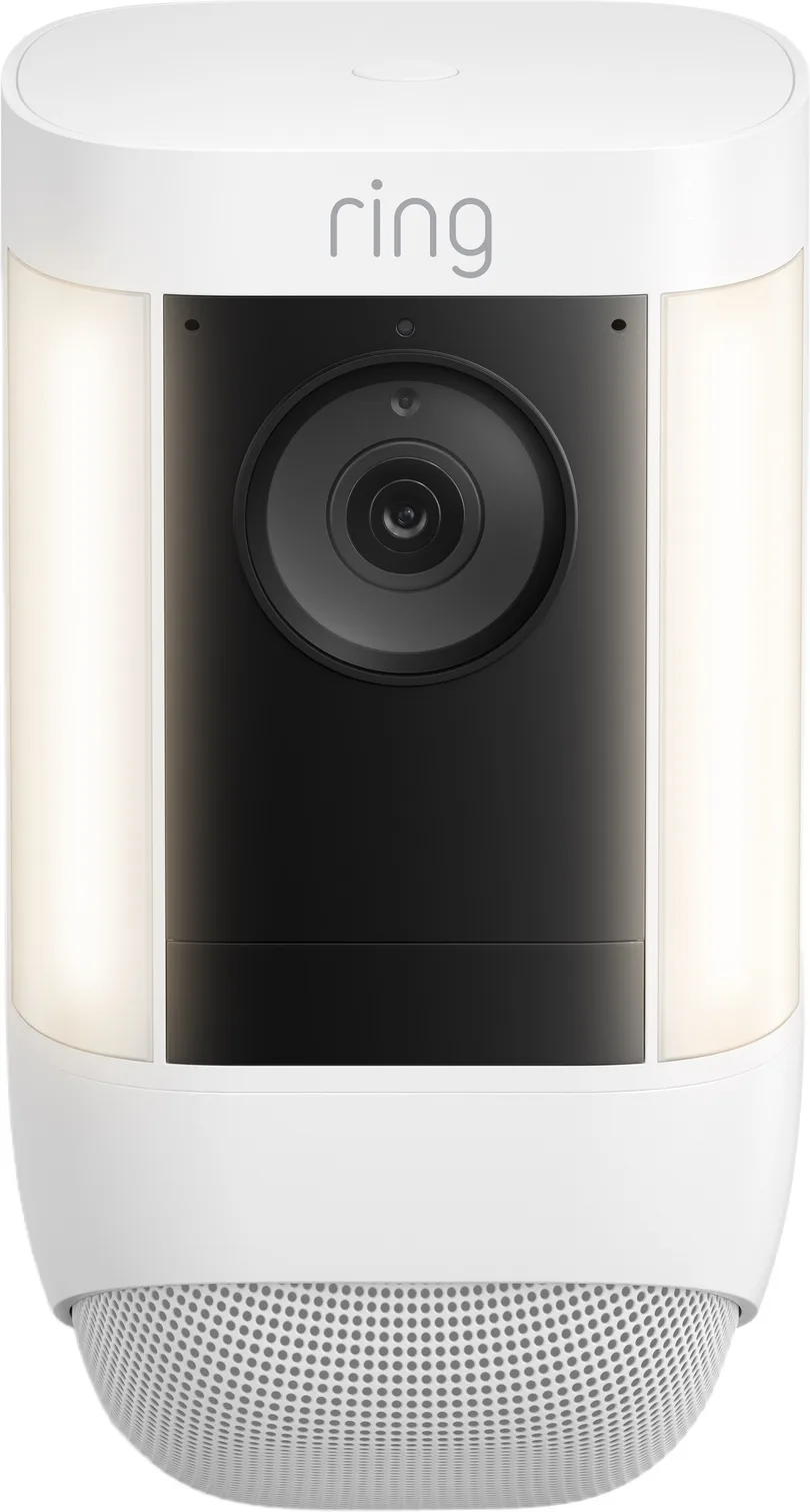 Ring Spotlight Cam Pro Battery Blanc Caméra de surveillance