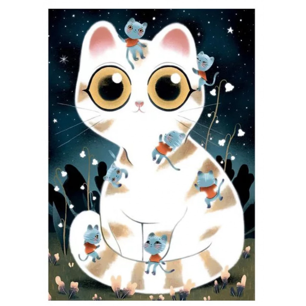 Wizzy Puzzle - Chats Câlins - 50 Pièces