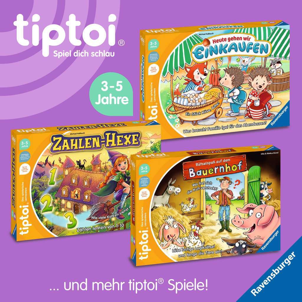 Ravensburger Spiel tiptoi® Zahlen-Hexe