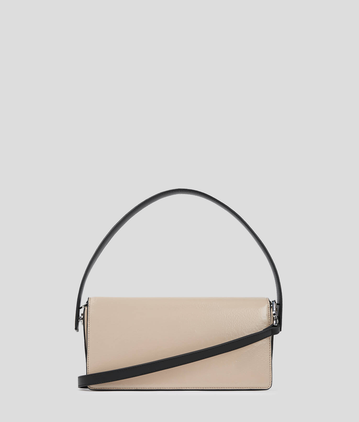 SAC BANDOULIÈRE EN SIMILI CUIR - Taupe du désert