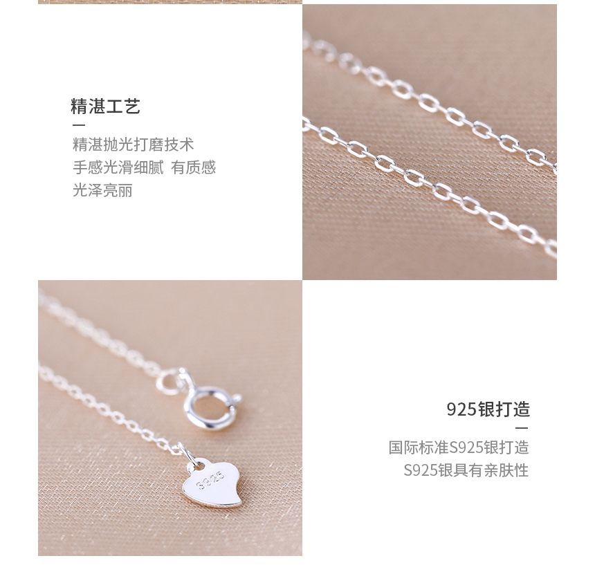 Toinianimos - Sterling Zilveren Hart Ketting
