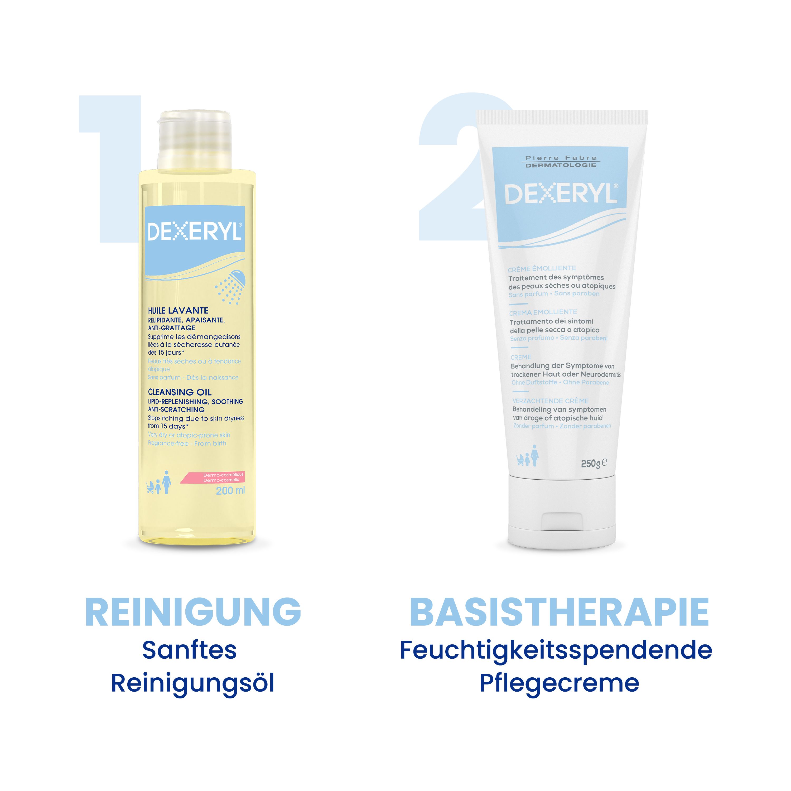 DEXERYL® Creme - Medizinische Hautpflege für trockene Haut