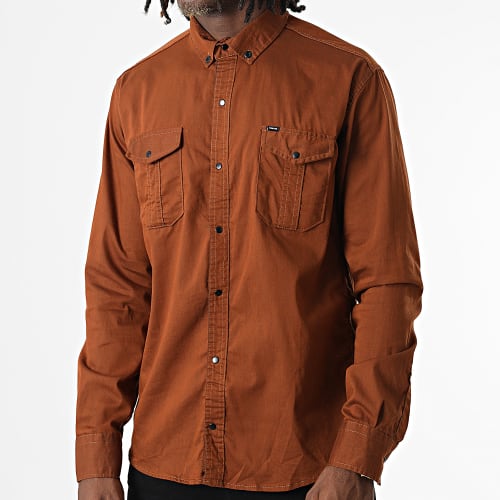 Chemise Manches Longues W-323 Marron