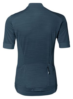 Maillot Manches Courtes Vaude Kuro FZ Tricot Bleu