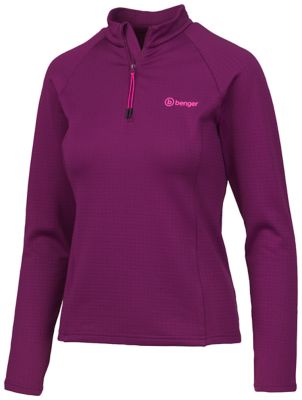 BengerRunning Funkt. Shirt mit Zip - lila