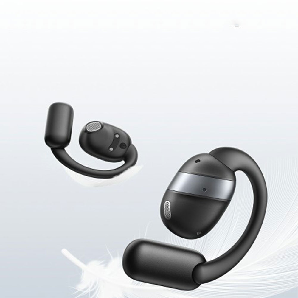 JR-OE4 TWS Bluetooth 5.4 Open-Ear Kopfhörer Headset   Lade Case IPX4 (800mAh) - Schwarz