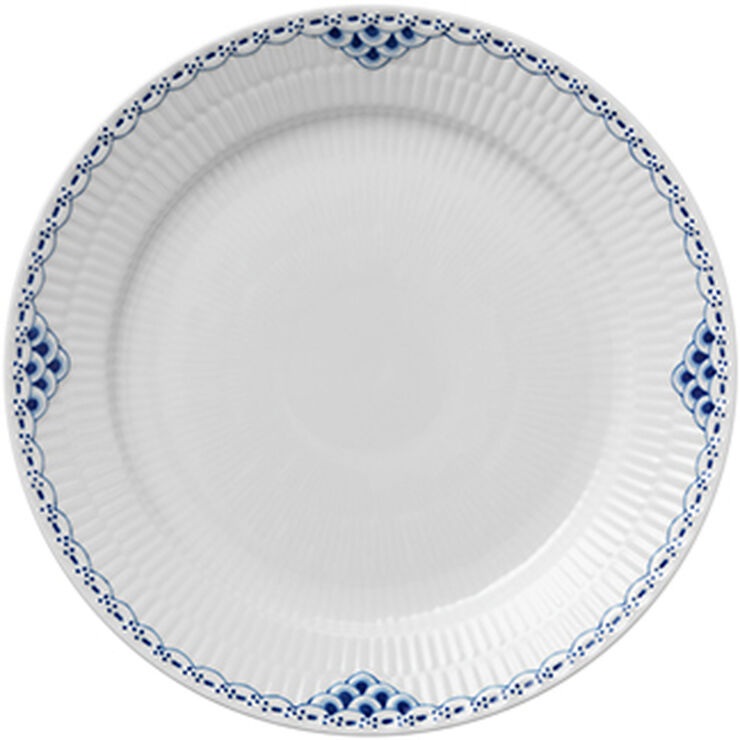 Royal Copenhagen Prinsesse 25 cm. tallerken Blå