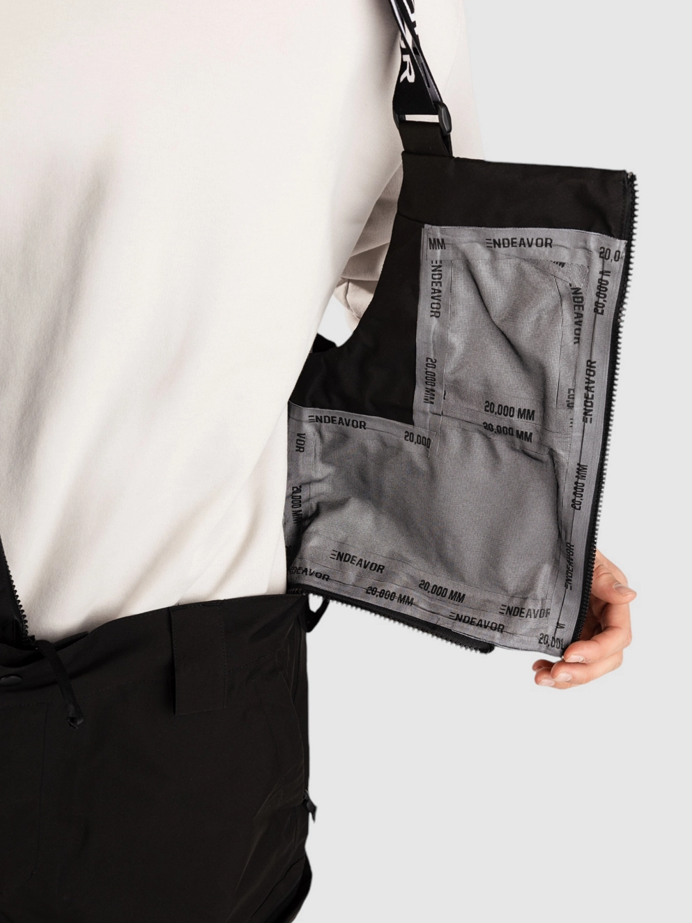 Endeavor 3L Scout Removable Bib Bib Pants black