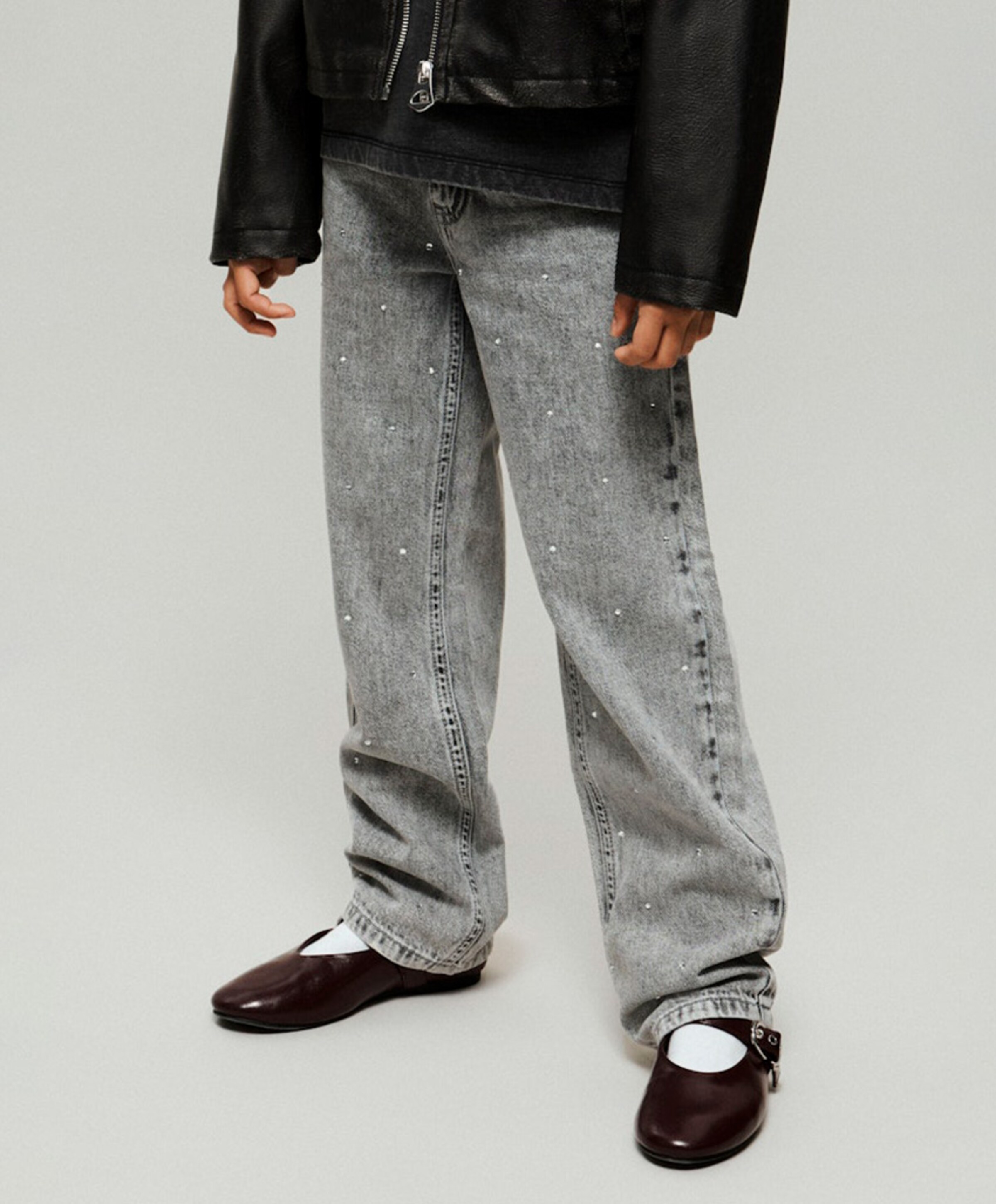 Name it NKFROSE STRAIGHT JEANS 3366-BE NOOS meisjes jeans grijs