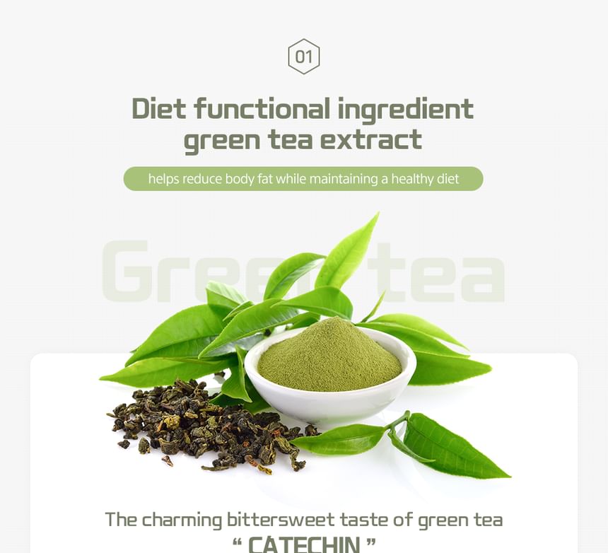 CALOBYE - Groene thee catechine + garcinia dubbel gesneden