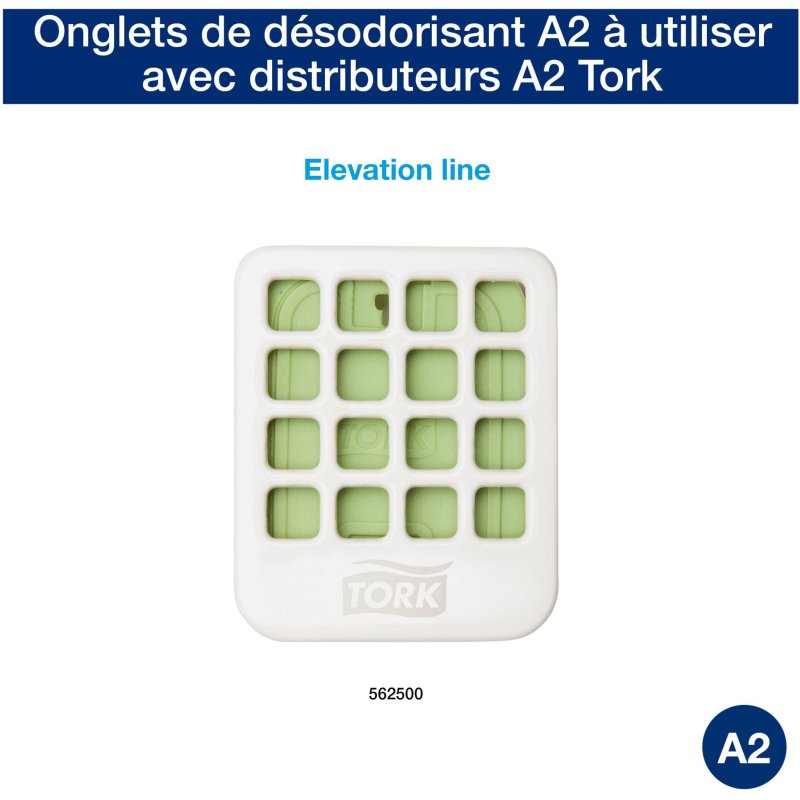 Désodorisant pastilles Tork A2 floral - Boîte de 20