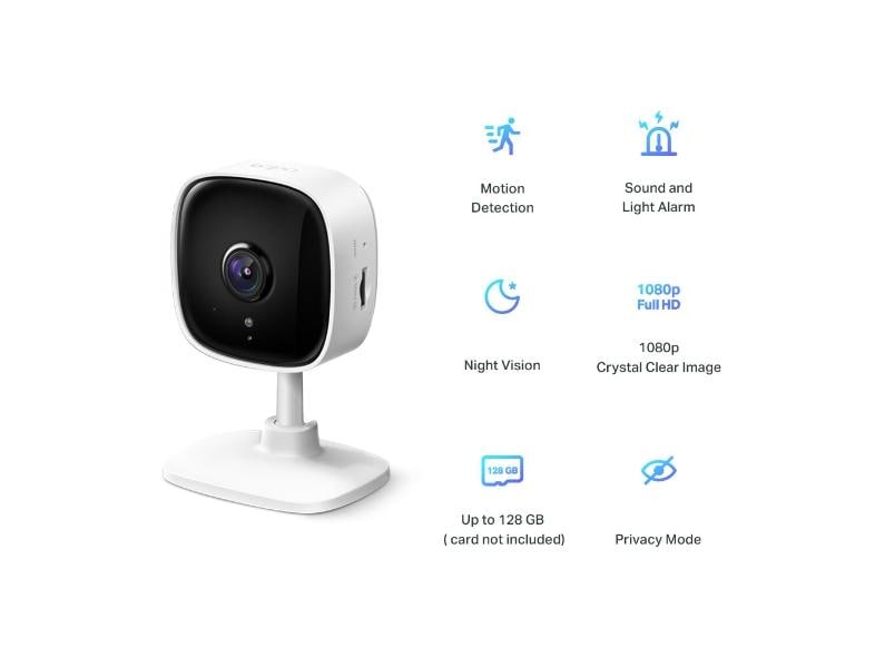 TP-Link Netzwerkkamera Tapo C100 Indoor-Sicherheits-WLAN-Kamera