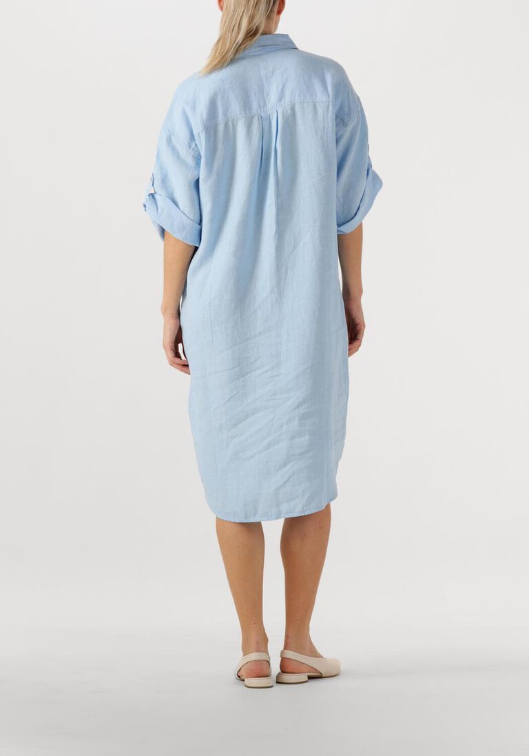 lichtblauwe bellamy midi jurk fay