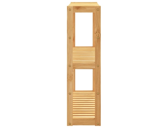 VIDAXL - Porte serviette étagère de salle de bain à 3 niveaux murale 60x15x54 cm bamb...