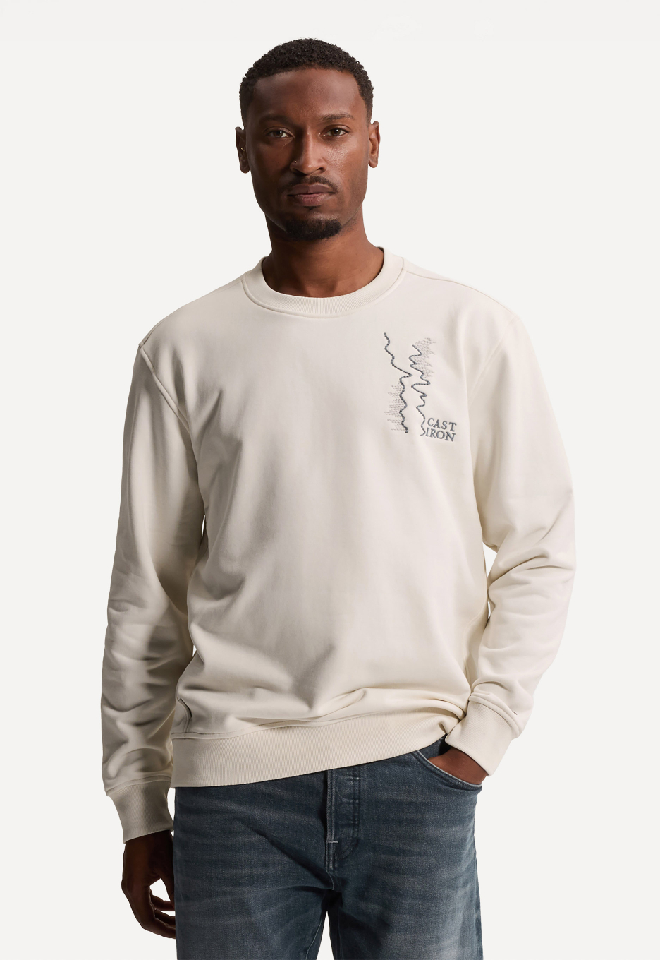 Cast Iron Relaxed Graphic Sweater