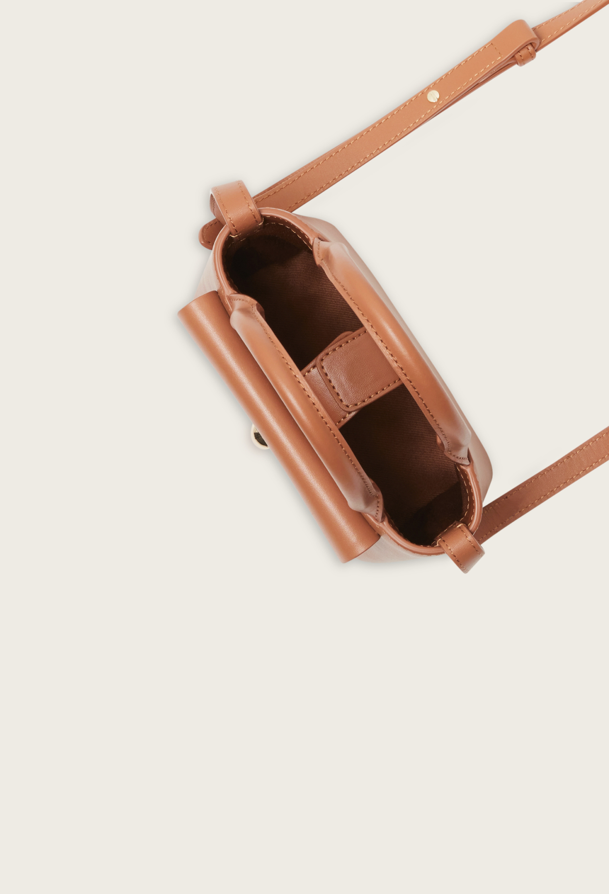 Mini sac Anouck cuir caramel