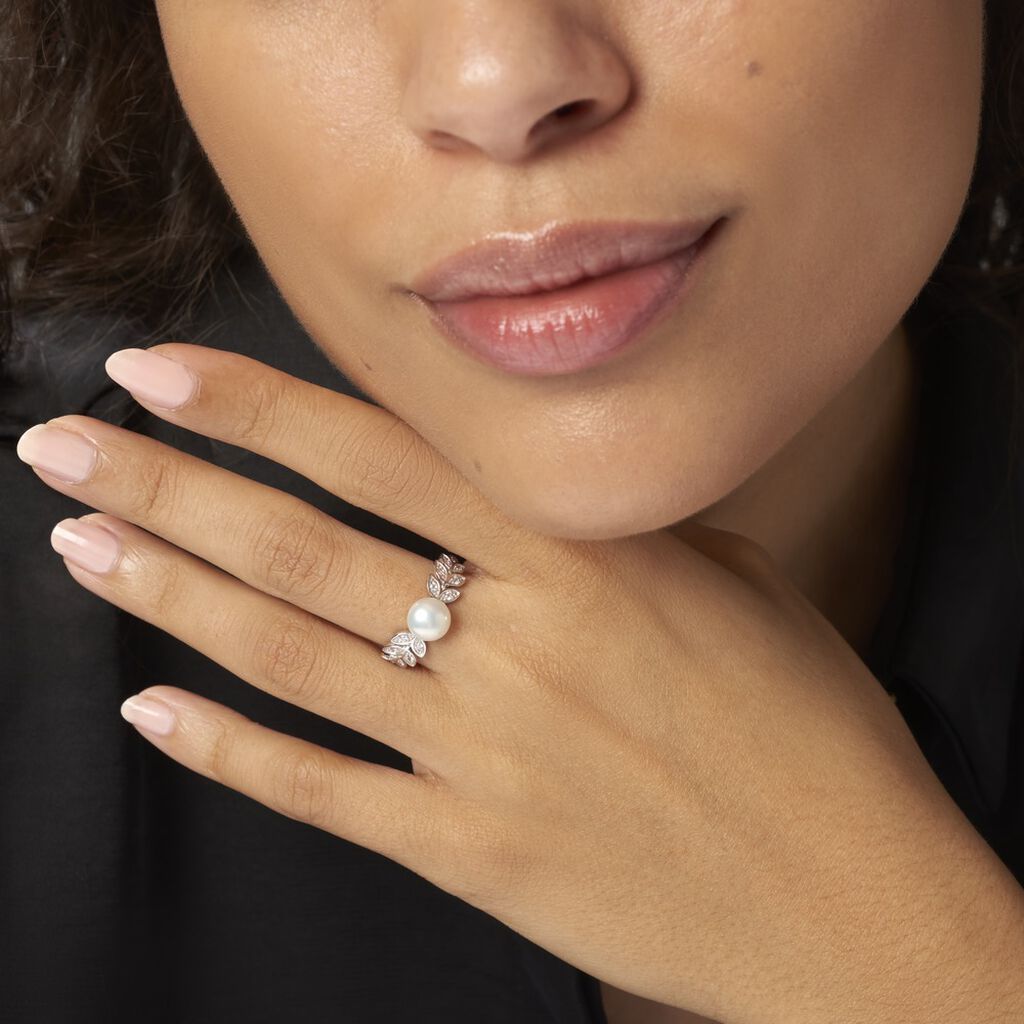 Bague Epiphania Or Blanc Oxyde De Zirconium