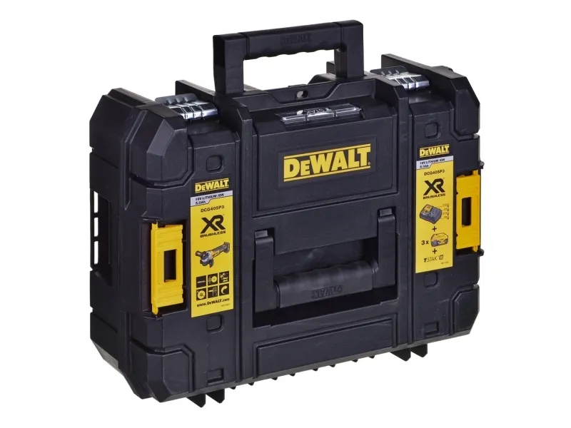 DeWALT DCG405P3-QW - Vinkelsliber - ledningfri - 125 mm - 3 batterier - 18 V