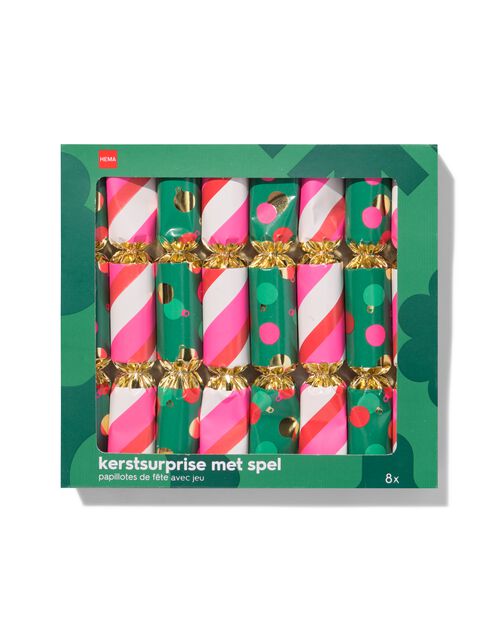 vœu de fête avec jeu mini - 8 pièces