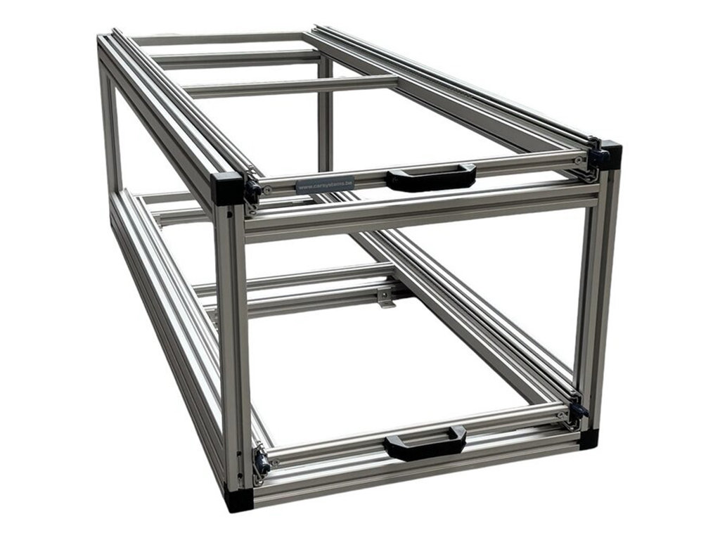 Dubbel aluminium schuifframe - 90 x 40 cm