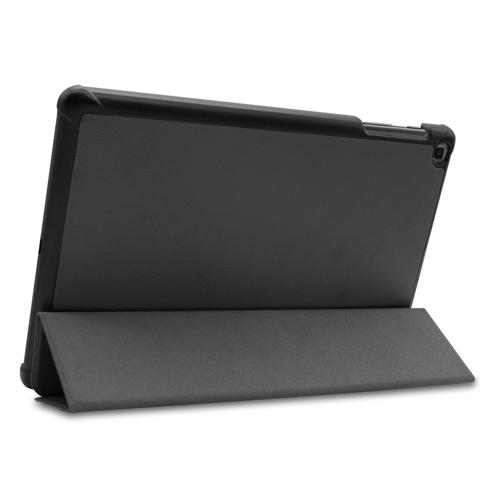 Samsung Galaxy Tab A 10.1 (2019) Leder Tasche Smart Cover Hülle - Schwarz