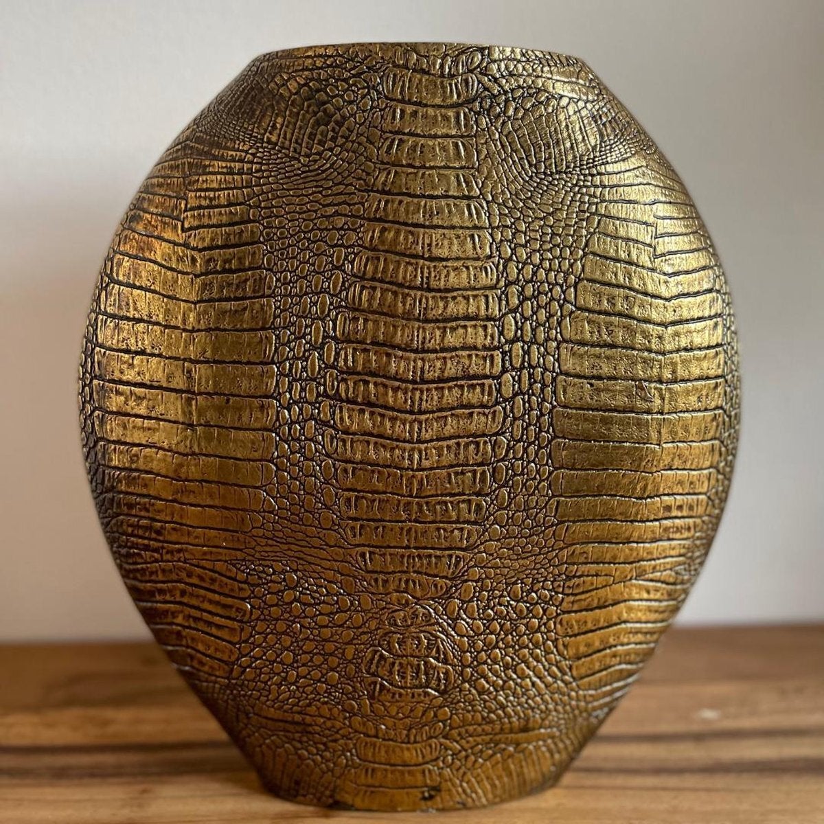 Light & Living vaas Skeld goud 50 x 15 x 50 cm