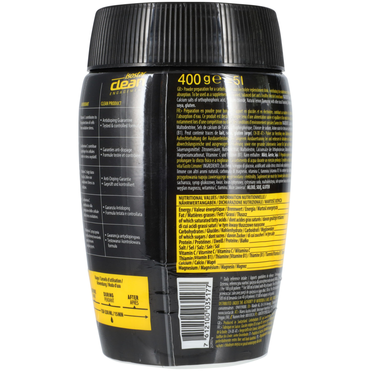 Isostar Hydrate & Perform Sport Drink Lemon Instant
