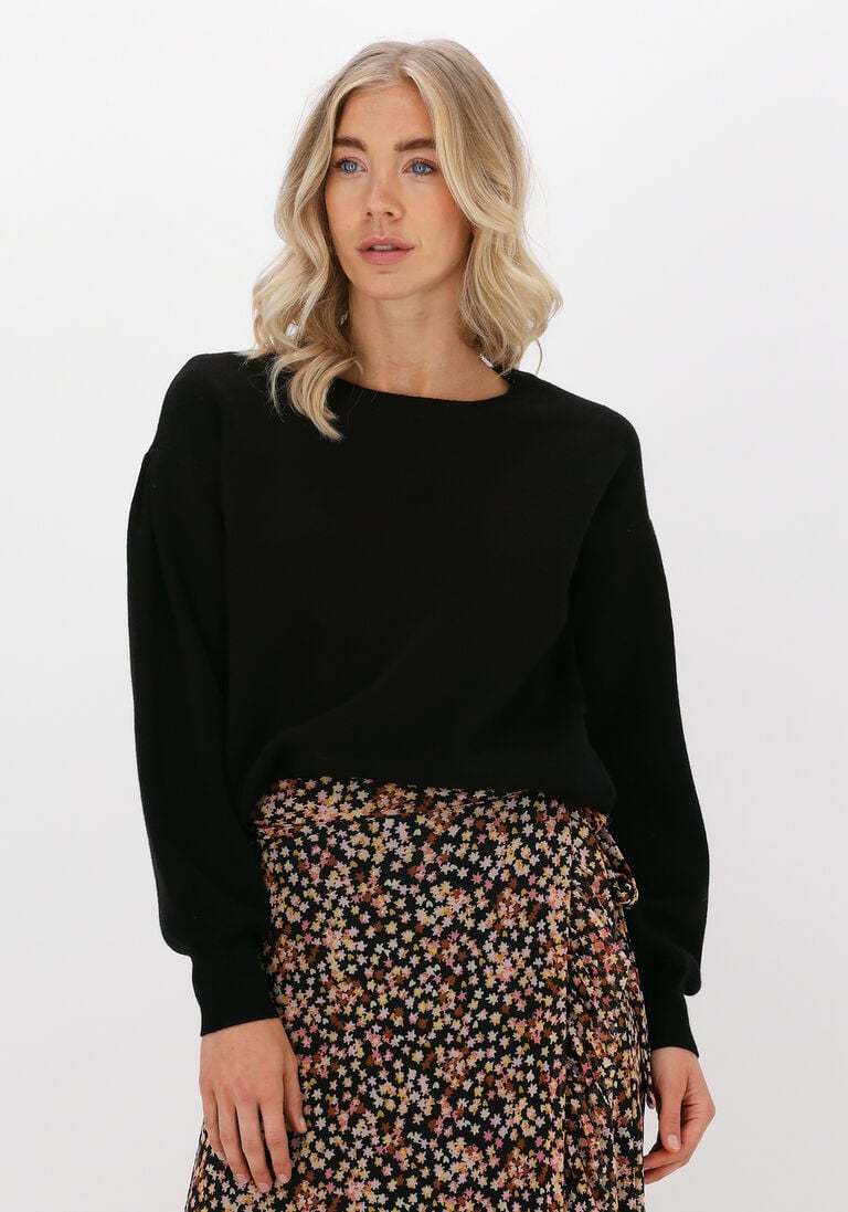 MINUS zwarte minus trui lupi knit pullover
