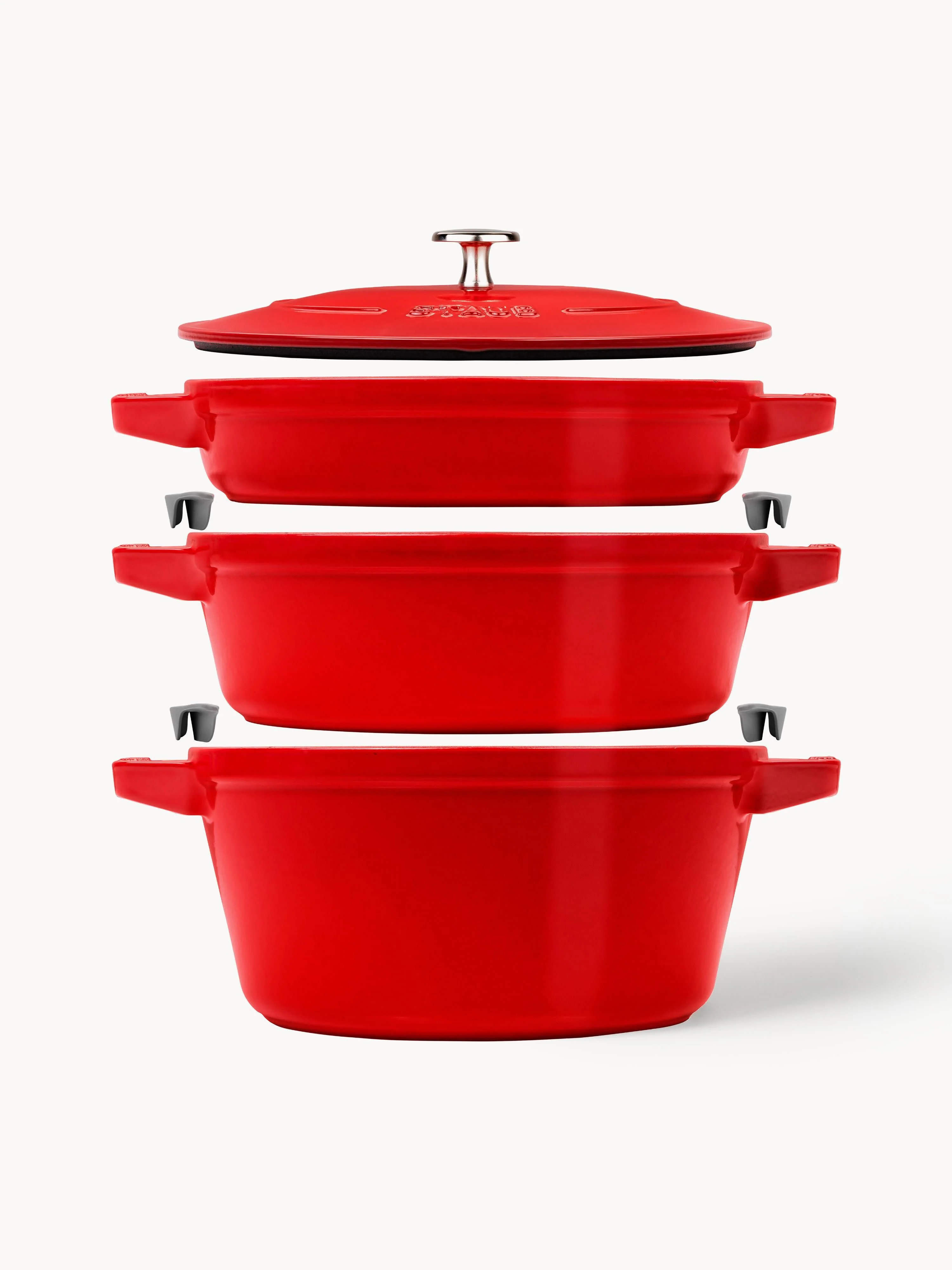 Kookpotten La Cocotte uit gietijzer, 3-delig