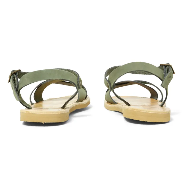 Théluto Sandales Salomé - Collection Femme | Vert kaki