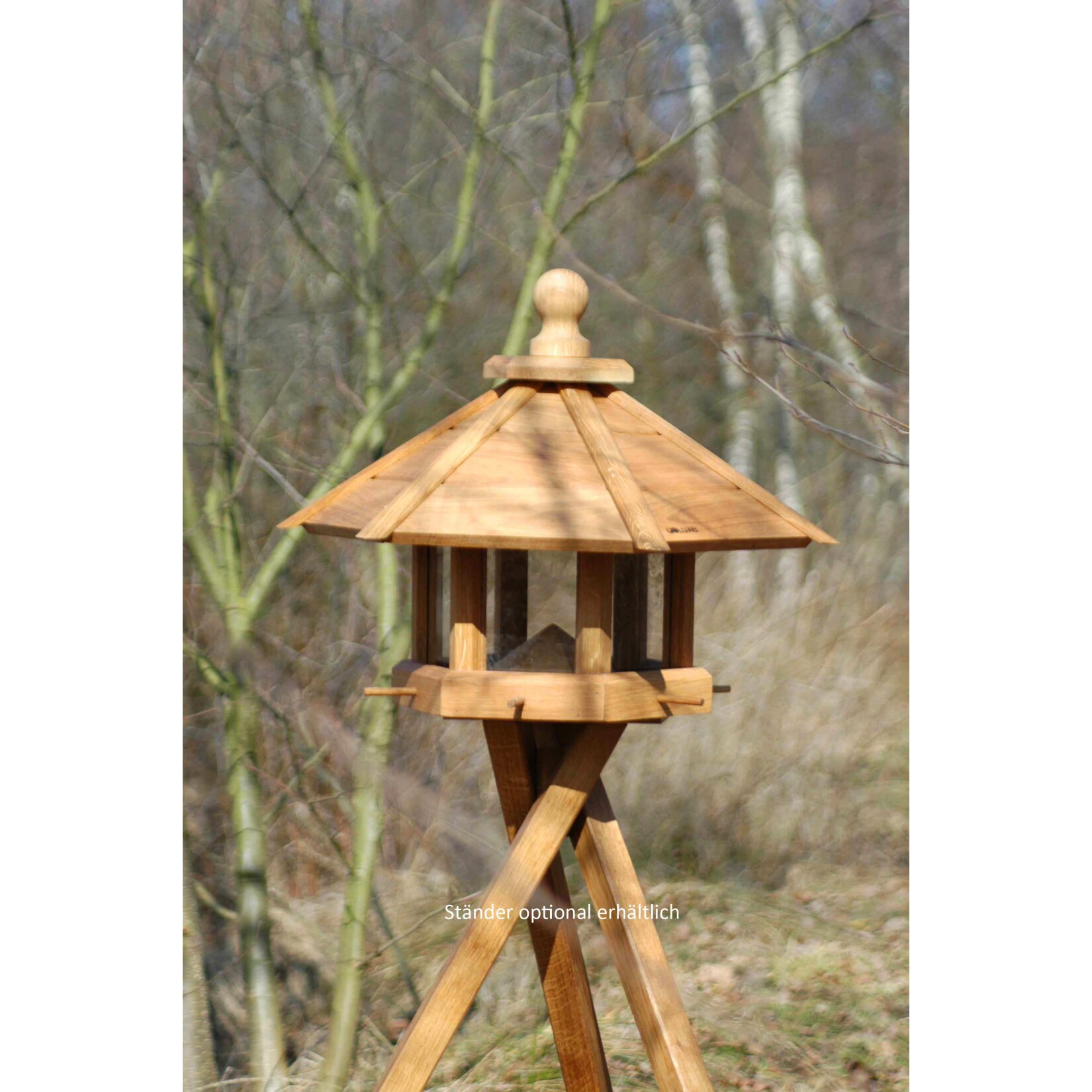 Sehr großes Eiche Vogelhaus 