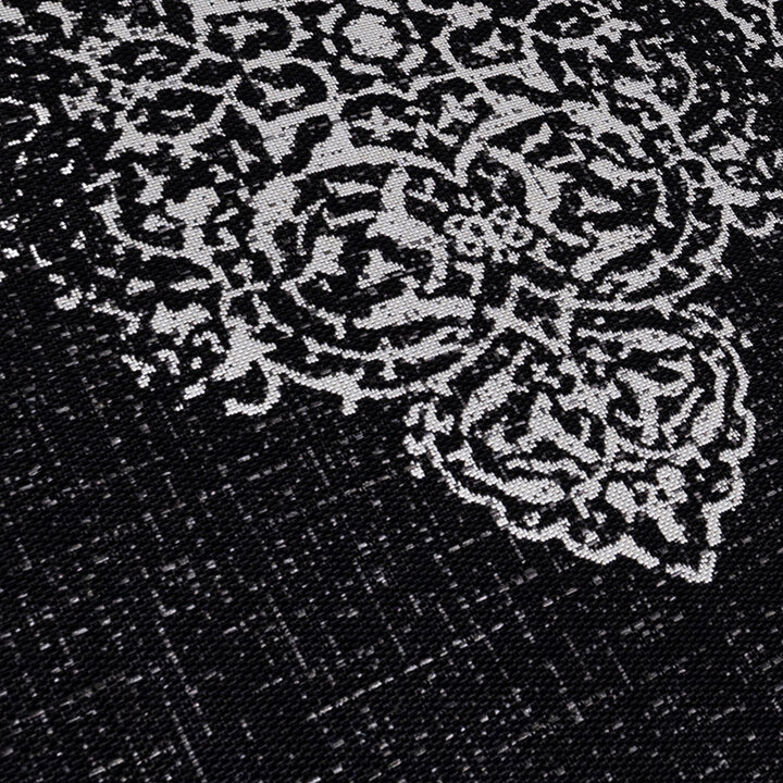 Vintage buitenkleed - Sunara Medaillon Zwart