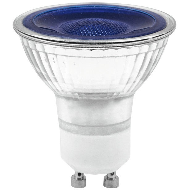 Omnilux GU-10 230V LED SMD 7W Par-16 lamp blauw