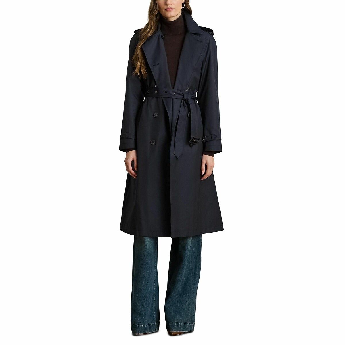 LAUREN RALPH LAUREN<br>Trench coat com cinto