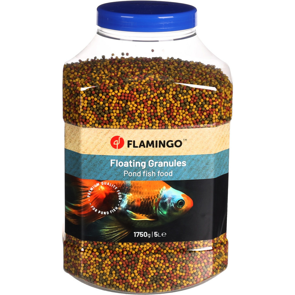 Nourriture pour poisson d'étang, bassin aquatique granulats - 5 litres