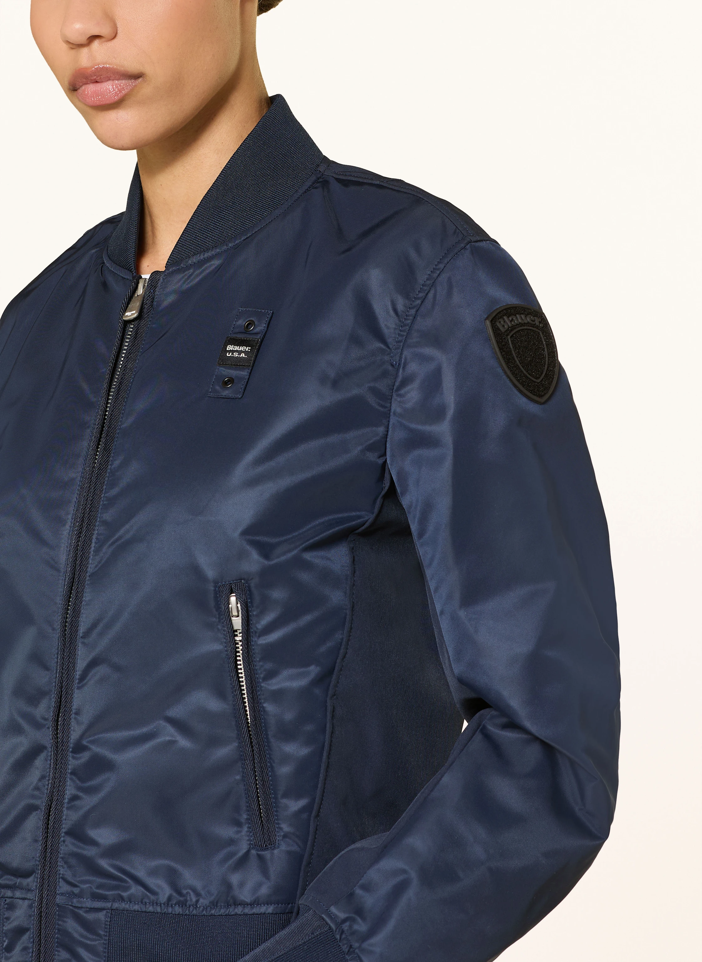 Blauer Blouson LAURIE