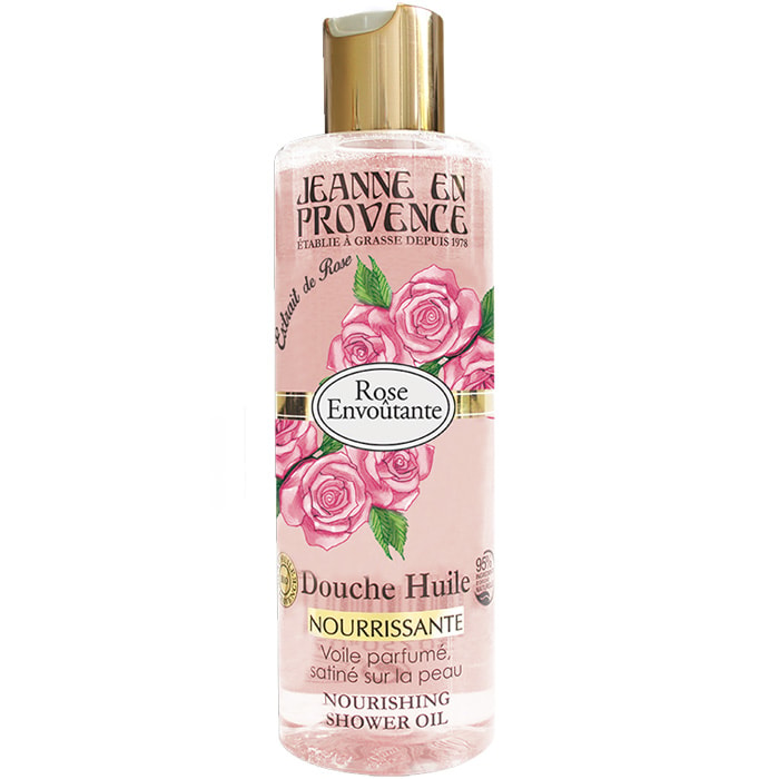 Huile de douche nourrissante - Rose Envoûtante - 250 ml