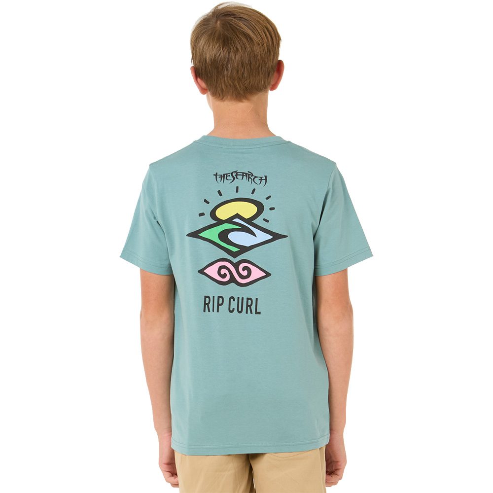 Rip Curl Search Icon T-Shirt Jungen blue lagoon