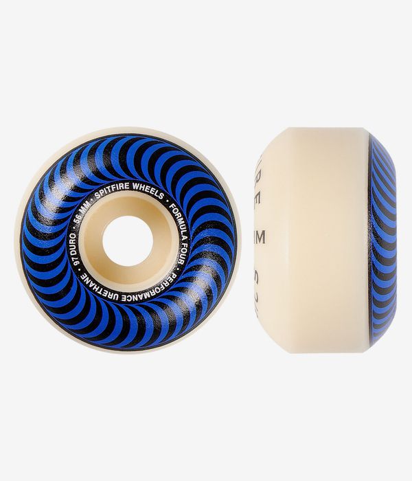 Spitfire Formula Four Classic Rollen (natural blue) 56 mm 97A 4er Pack