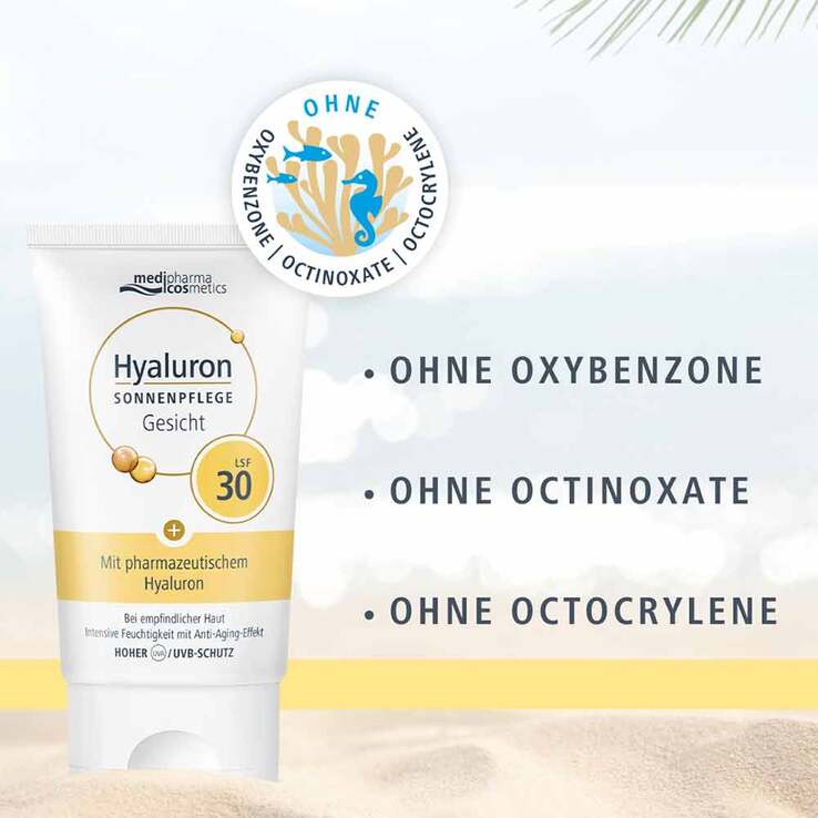 Hyaluron Sonnenpflege Gesicht LSF 30, 50 ml